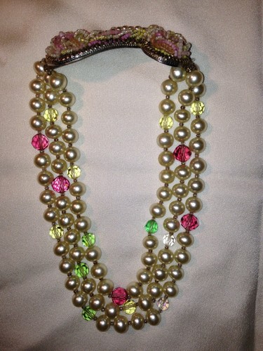 Collier vintage bijoux - collier,