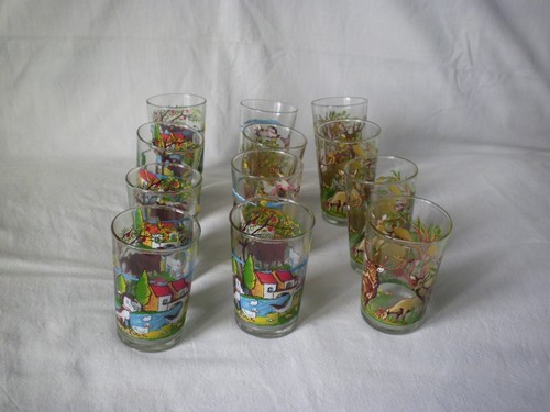Verres anciens décors - 12,