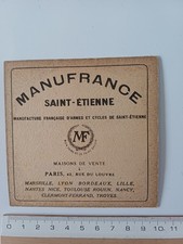 Cible de Tir ancienne, MANUFRANCE Saint-Etienne 10 cm / 10 cm