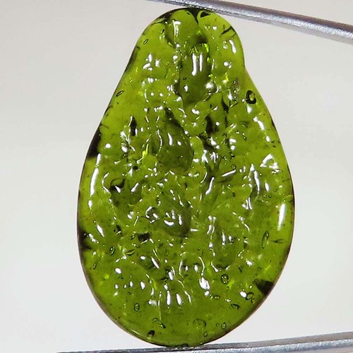 Gemmes cabochon moldavite - cabochon,