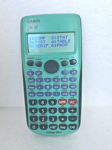 Casio college - fx-92, 2d+