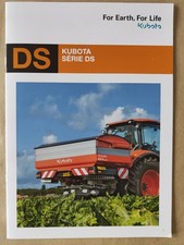 Tracteur Épandeur D' Engrais Kubota Série DS Prospectus Brochure