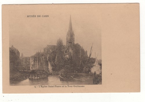 Cpa caen l église - 14, :