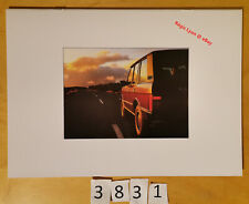 LAND ROVER RANGE ROVER V8/ TURBO D Prospectus Fr 22 pages 1989