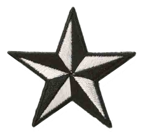 Ecusson patche étoile noir - patche,