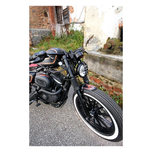 Garde boue avant bobber - garde-boue, noir