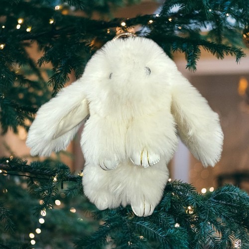 Fluffy bunny keychain bag - fluffy, keychain/bag