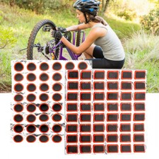 48 x caoutchouc rustines vélo kits Adhésif patch pneu de vélo rond/carré 25mm