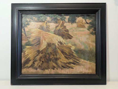 Tableau huile sur - , toile