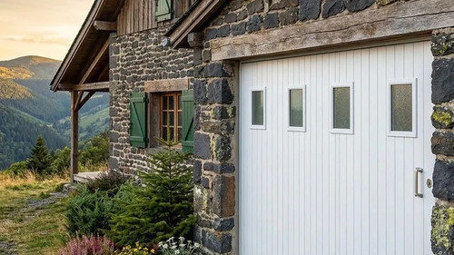 Porte garage coulissante - porte, de
