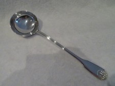 Louche à potage metal argente