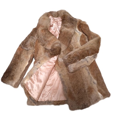 Manteau fourrure lapin - manteau, en