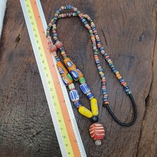 Collier perles verre au - collier,