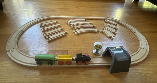 Ikea wooden railway magnetic - railway,