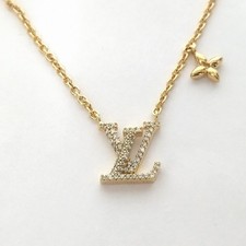 Collier Louis Vuitton - LV Iconic Gold GP Strass M00596 KO251111a44187