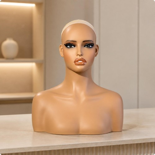 Tête mannequin féminine - tête, de