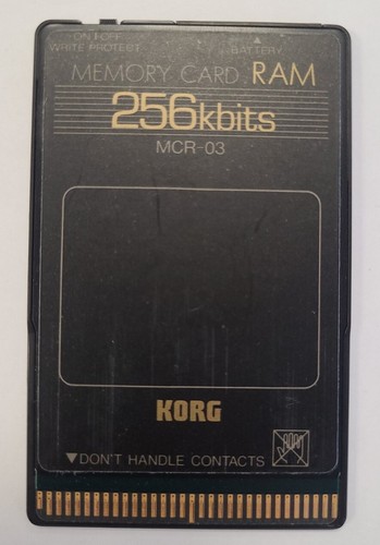 Korg mcr 256kbits ram - mcr-03,