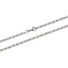 Chaîne maille figaro 1+1