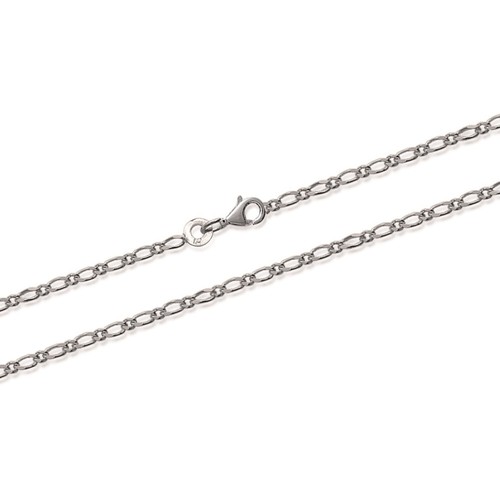 Chaîne maille figaro 1+1