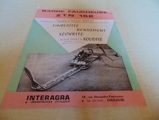 Prospectus brochure  barre faucheuse ZTN 152