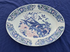 Ancien grand plat en céramique Italienne STOVIGLIERIE