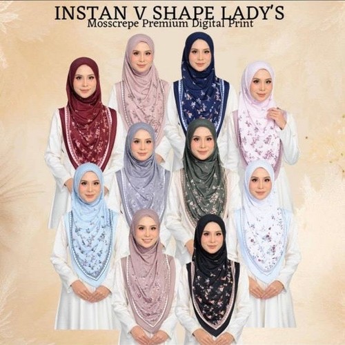 Instant shape floral - v,