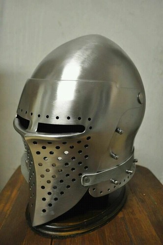 Casque médiéval bascinet - casque,