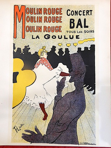 Affiche lithographie illustré - affiche,