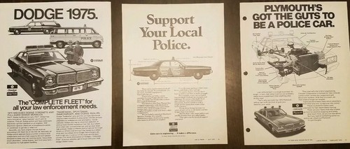 Vintage mopar police car dodge - vintage,