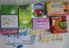 JOUETS : Boites pour jouer à la marchande (lot N°3) + billets & pièces - NEUFS