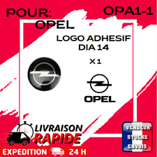 1 Logo Stickers Clé Clefs OPEL 14 mm Emblème Autocollant Voiture