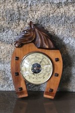 Baromètre / cheval ancien à