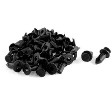 30pcs plastique noir Rivet Car