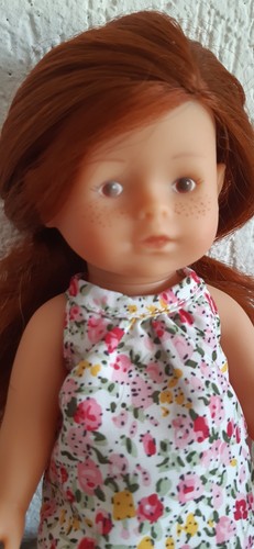 Poupée mini corolline rousse - mini,
