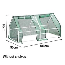 Kit Jardinage Housse PE Résistante à la Déchirure Fermeture Éclair Entrée P