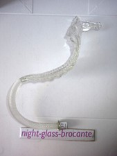 1 FEUILLE VINTAGE EN VERRE DE