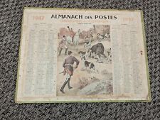 Calendrier/Almanach Des Postes - 1957 - Sangliers Faisant Tête 