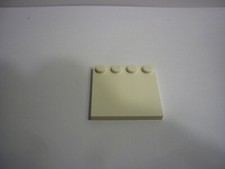 LEGO :  Plaque Tuile 4 x 4 - Réf 6179 blanc - Set 10257 10184 10195 7674 5563