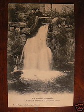 cpa 48 st chely d'apcher cascade de tatula animee