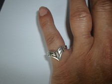 bague en argent massif