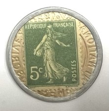Jeton Timbre 5 Centimes 1920