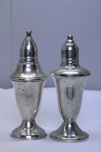 Vintage sterling weighted salt - vintage,