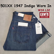 501XX 1947 Levi's Vintage Clothing Made In Japan Red Selvedge W34 L32 Taille 42