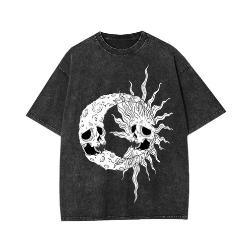 Shirt noir taille soleil - taille, l