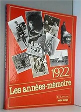 Livre Les Années Mémoire, 1936