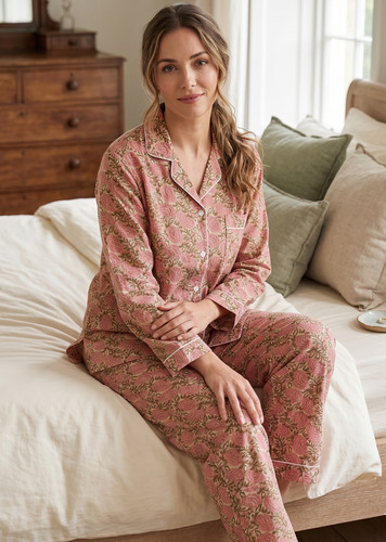 Ensemble pyjama floral en - de,