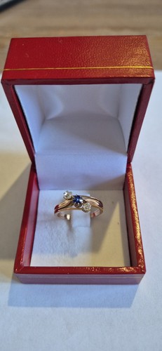 Bague rose avec diamant - bague,