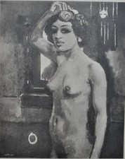 Kees VAN DONGEN : Jeune vahinée, GRAVURE signée, 1925