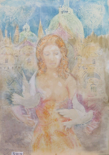 Tableau portrait féminin - tableau,