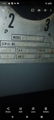 Hobart 600t 200v - 60, 200v,